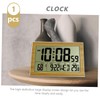 Ciieeo 1Pc Multi Functional Digital Alarm Clock Desktop Calendar with