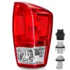 Taillight Assembly with Socket for 2016-2023 Toyota Tacoma Pickup Red