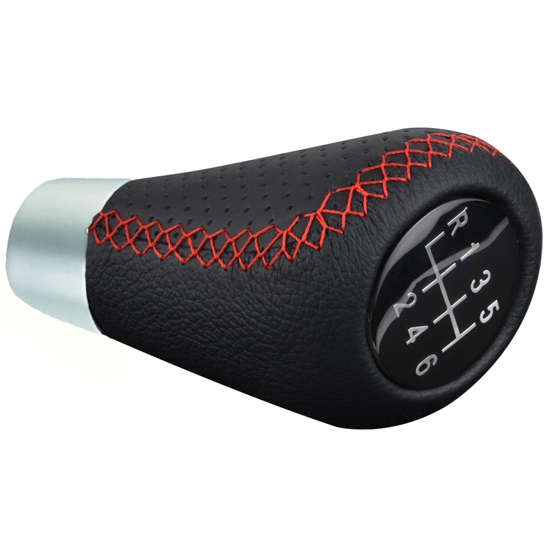 Abfer 6 Speed Shift Knob Leather Stick Shifting Lever Handle