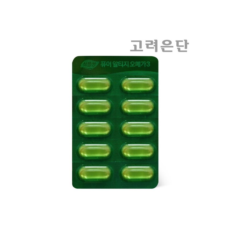 Korea Eundan Vegetable Pure Altige Omega 3 60 Capsules x