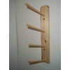 Wood Storage Rack 4 Pegs for Storage Needs, Ribbons, Workout,
