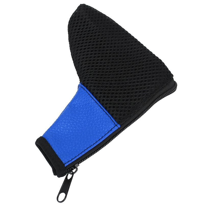 L Shaped Zipper Design Golf Club Head Cover Golfer Accessory