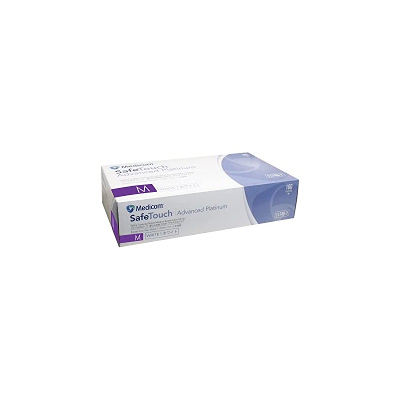 セーフタッチ ニトリルグローブ パウダーフリー Mサイズ 100枚入