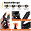 RELBRO Spring Clamps, 4.5 Inch Large Plastic Clips for Balloon