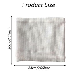 GTDOOCE Scarf Neck Warmer Men Women Winter Neck Tube Men Winter Neck Gaiters Loop Scarf Men Multifunctional Scarf Loop Ski Mask for Running Skiing Cycling, beige