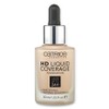 Catrice HD Liquid Coverage Foundation 30ml, 030 Sand Beige, 1 pc / 캐트리스 HD 리퀴드 커버리지 파운데이션 30ml, 030 샌드 베이지, 1개
