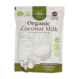 Leche vegetal orgánica de coco en polvo | 750g | Sin aditivos | Con inulina de agave | Sin azúcar refinada | Endulzada con agave | Sin gluten, lactosa ni colesterol | 100% vegetal | Rinde 8 litros