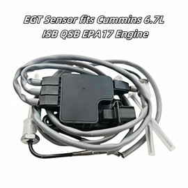 4384563 def Exhaust Gas Temperature Sensor EGT Sensor fits Cummins 6.7L ISB QSB EPA17 Engine （Quadruple Probes） 1PCS