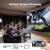 [Built-in -Apps] Mini Projector 1080P Support, Upgrade Portable Bluetooth Projector,