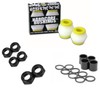 Bones Skateboard Yellow/White Medium Bushings + Axle, Kingpin Nuts and