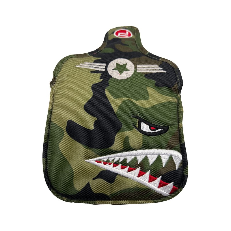 P.Golf Pea Golf Headcover Shark [Single Item] (Mallet Putter Cover)