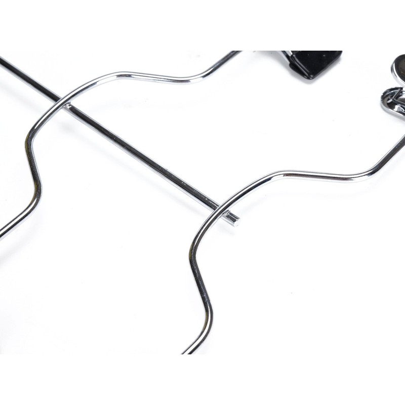 2 Quality Pant Skirt Trouser 4-Tier Pants Metal Hangers Heavy