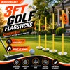 2 or 4 Set 3Ft Golf Flagstick Mini Putting Green