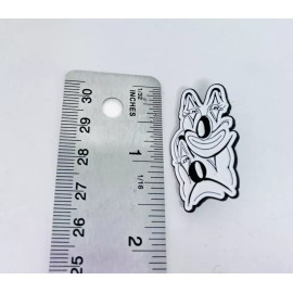 Approved OG Apparel Smile Now Cry Later White  Enamel Pin