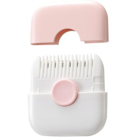 Cortapelos, Mini cepillo de pelo portátil 2 en 1 y recortador de puntas abiertas para mujeres - Cortadora acero inoxidable ajustable desmontable a prueba polvo, tipo 1