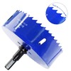 Luomorgo 110mm/4.33 inch Hole Saw, 1 1/4 inch Cutting Depth