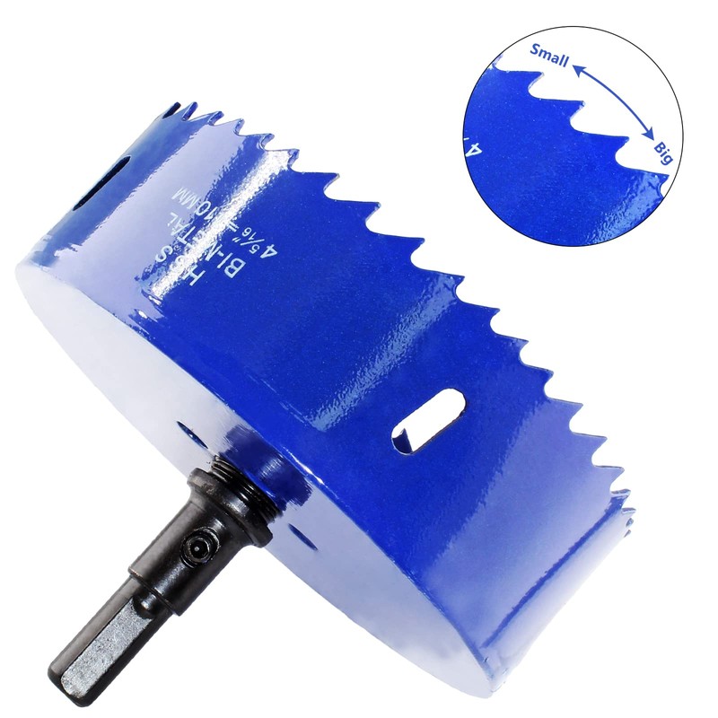 Luomorgo 110mm/4.33 inch Hole Saw, 1 1/4 inch Cutting Depth