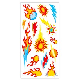 Peaceable Kingdom Jean Tats Giant Party Pack of Temporary Tattoos for Fabric