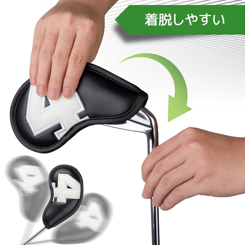 Golf Iron Cover Magnet Wedge Cover Club Head Cover Set