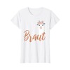 Bride to be Lama Alpaca JGA Engagement Gift T-Shirt, White