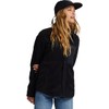 Burton Womens Hearth Snap Up Fleece, True Black, Small