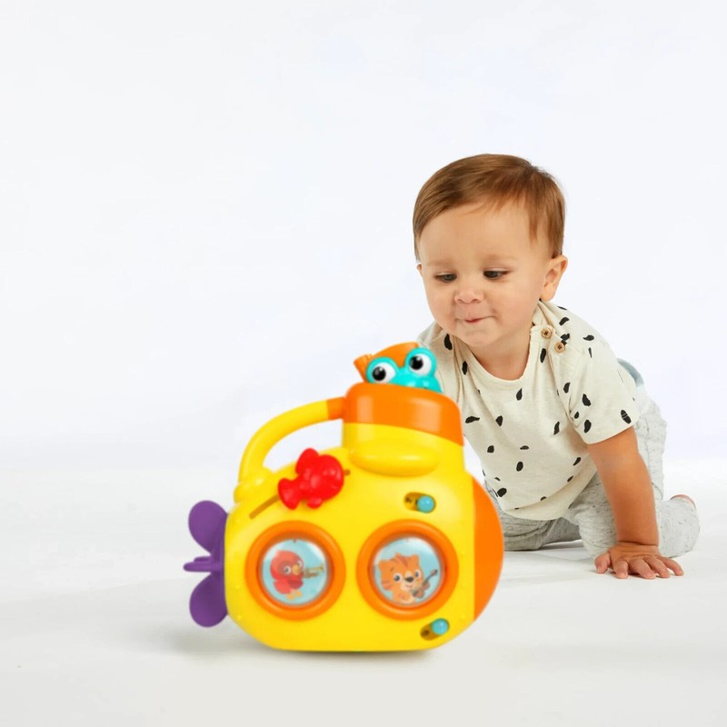 BABY EINSTEIN DISCOVERY SUBMARINE MUSICAL ACTIVITY TOY W/LIGHTS, YELLOW *NEW