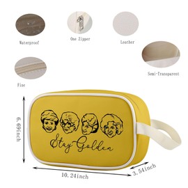 Golden TV Show Clear Makeup Bag Golden Sisters Friendship Merch TV Series Lover Gift (Golden Woman Cbag EU)