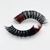 Miss Kiss Christmas Eyelashes 1 Pair Lashes with Red Color