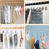 Anti-Slip Stainless Steel Boot Hanging Hold Clips, 20 Piece Stainless