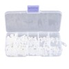 Nylon Screw Nut Washer Assortment Kit, 150pcs M2 M2.5 M3