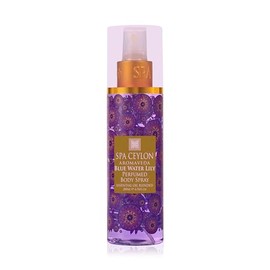 SPA CEYLON Blue Water Lily Body Spray | Aquatic Fruity Floral Mist for Women | Ethereal Scent with Musk | Amber & Vanilla