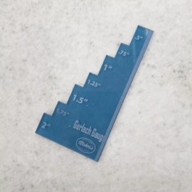 Maker's Leather Supply Acrylic Gerlach Gauge - Template ONLY