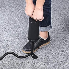 Retoo Air Pump Double Action Pump, Manual Hand Pump with 2 Nozzle Attachments, 2 x 1.2 Litre Pump Power, Hand Air Pump for Pool, Air Mattresses, Black