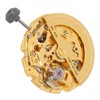 8N24 Watch Movement Golden Alloy Automatic Hollow Out Watch Replacement