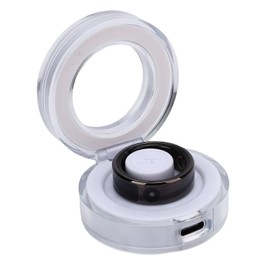 Dpofirs Smart Ring for Men and Women, Touch Screen Fitness Tracker with Step Counting, Charging Bay, APP BT Connection Phone Video Camera Control (9#)