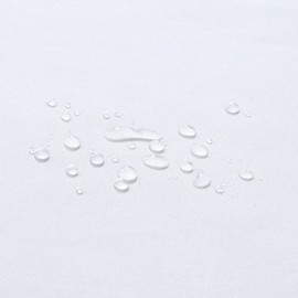 MVSUTA Ruffled White Modern Polyester Fabric Shower Curtain,Waterproof Decoratived Farmhouse Shower Curtains for Bathroom,72" W x Extra High 84" L