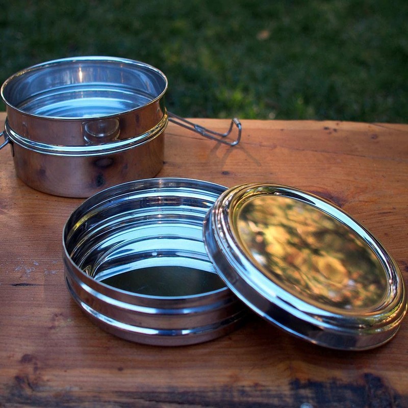 ECOlunchbox Tri Bento 3-Tier Stainless Steel Lunch Box | 4.5