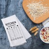 PWHAOO Kitchen Conversion Chart Kitchen Towel Kitchen Measurement Chart Gift