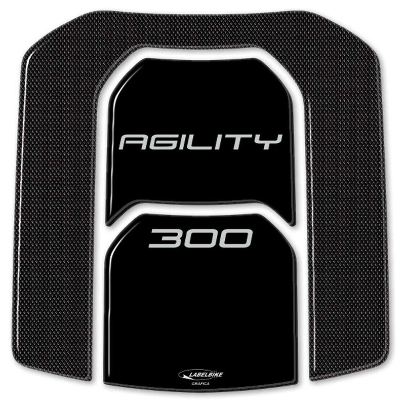 labelbike - 3D Tank Flap Sticker Compatible with Kymco Agility