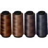 4 Spools Sewing Threads 1600Yards Using for Hand Sewing,Hair Extensions,Making