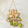 Welcome Sign Birds Hanging Decoration Easter Spring