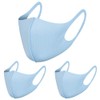 NUÜR 3 Pcs Reusable Face Mask, with Ear Loops, Breathable,