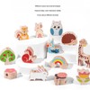 Wooden Animals Stacking Toy Colorful Improve Coordination Blocks Balancing Tree