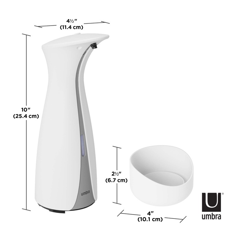 Umbra OTTO 21016793910 Auto Soap Dispenser, Wall Mounted, Automatic Sensor