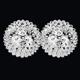 Health Magnetic Massage Ball Hand Acupuncture Ball Palm Massager Yoga Ball Hand Physical Good for Body Relief Pressure for Parents Health Care, 1 Pair