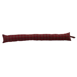 Classic Home Store Royal Stewart Mini Tartan Check Draught Excluder Brushed Cotton Long Door Draft Stopper (5ft)