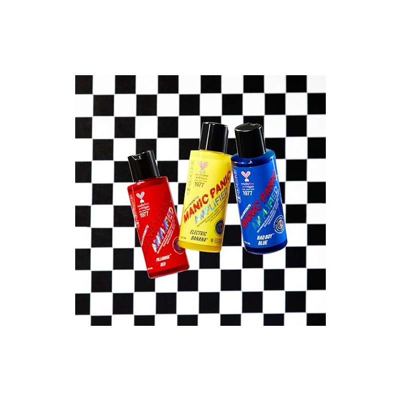 MANIC PANIC Amplified Semi-Permanent Hair Color - Bad Boy Blue