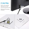 LORADAR Laptop Cable Lock - 6.7Ft Security Cable with Adhesive