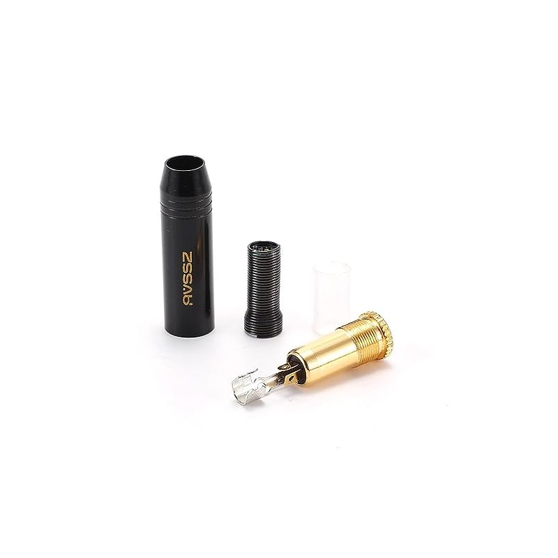 HangTon 2pack 2.5mm Female Jack Connector Cable Extension Adapter for