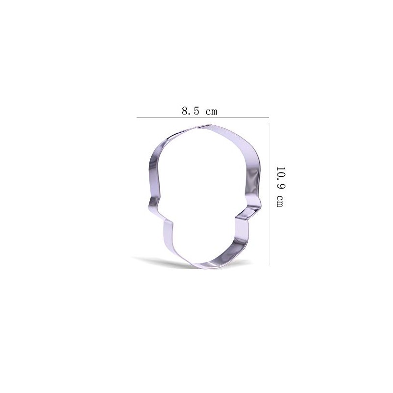 Cortador de galletas de 10,9 cm, acero inoxidable